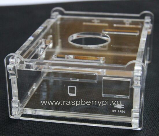 Vỏ mica trong suốt lắp ghép cho Raspberry Pi B - Ảnh 4