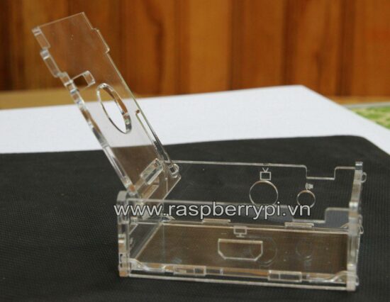 Vỏ mica trong suốt lắp ghép cho Raspberry Pi B - Ảnh 5