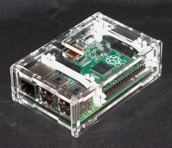 Case mica trong lắp ghép cho Raspberry Pi B+