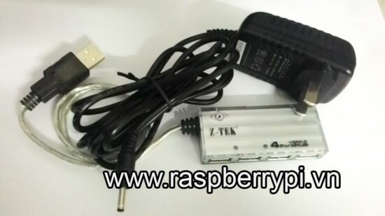 USB Hub 4 Port - Có nguồn riêng 5V 2A