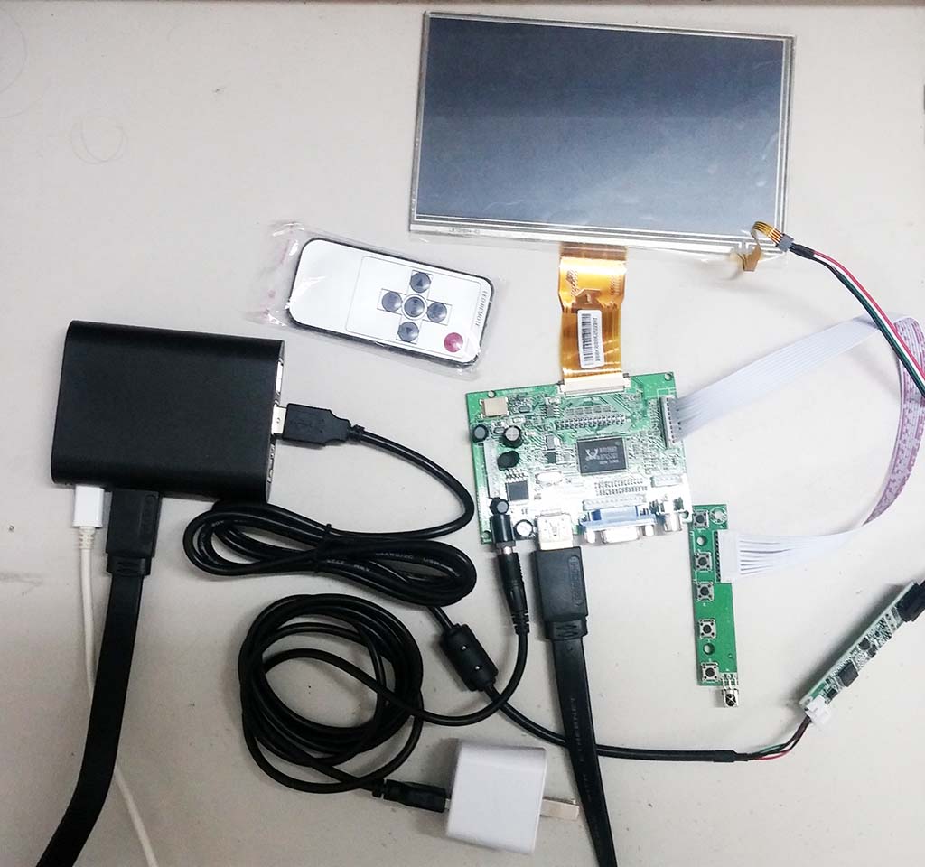 Bộ màn hình cảm ứng 7" cho Raspberry Pi