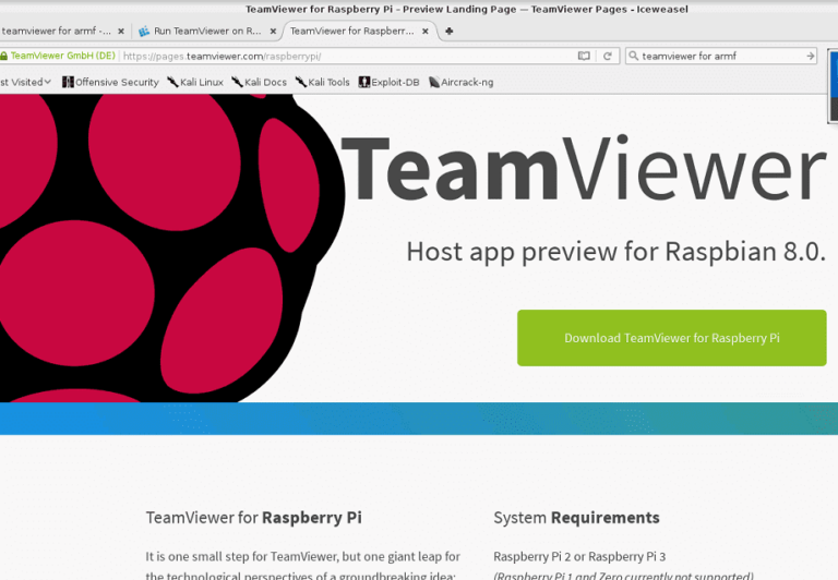 raspberry pi teamviewer host raspberry pi teamviewer host