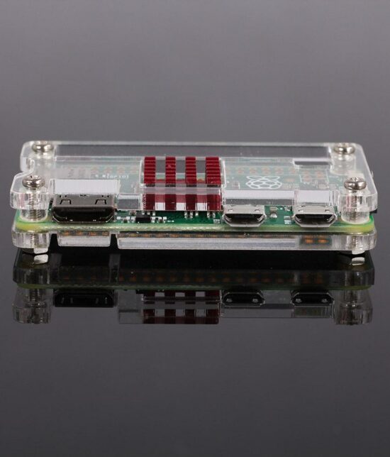 Vỏ case mica Raspberry Pi Zero W kèm tản nhiệt - Ảnh 4