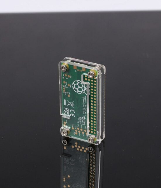 Vỏ case mica Raspberry Pi Zero W kèm tản nhiệt - Ảnh 2