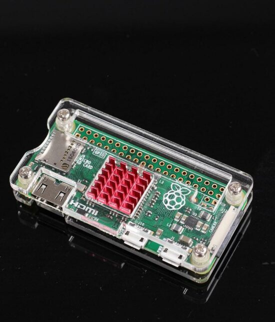 Vỏ case mica Raspberry Pi Zero W kèm tản nhiệt