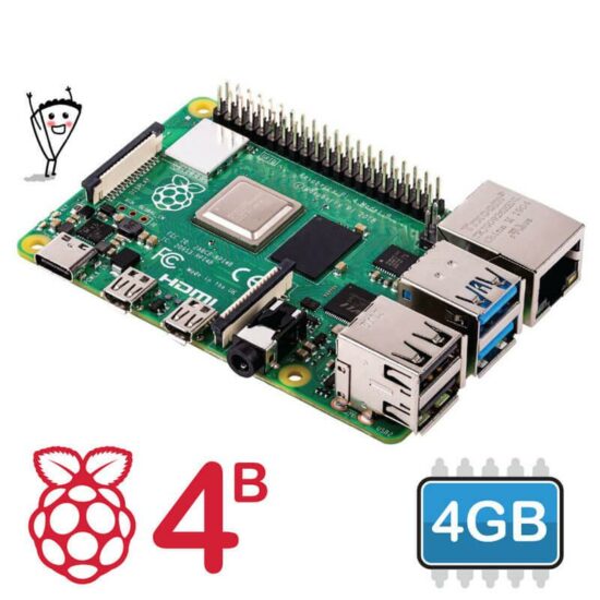 Raspberry Pi 4 Model B 2019 - 2GB/4GB/8GB RAM - 4GB