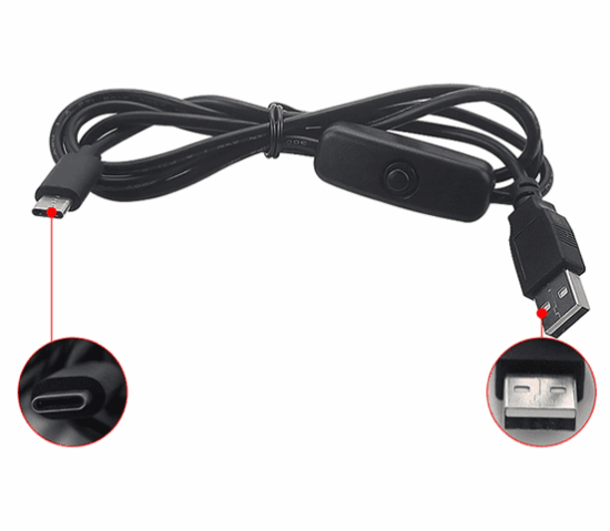 Cáp nguồn Raspberry Pi 4 có công tắc - Ảnh 4