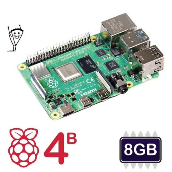 Raspberry Pi 4 Model B 2019 - 2GB/4GB/8GB RAM - 8GB