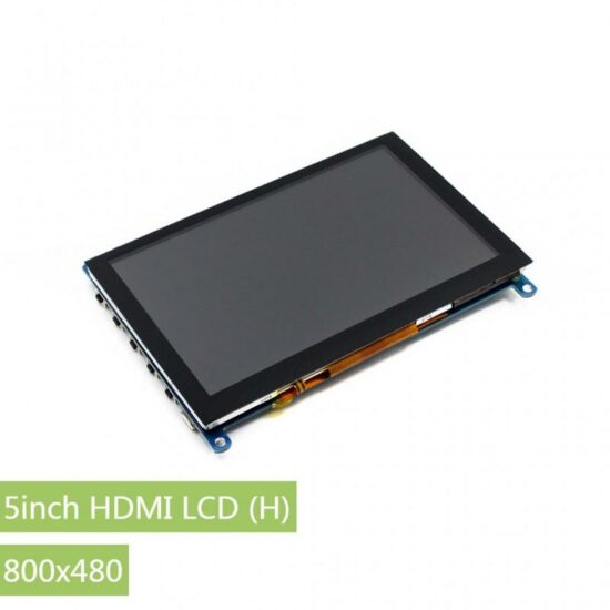 Màn hình cảm ứng điện dung 5" HDMI (H), độ phân giải 800x480