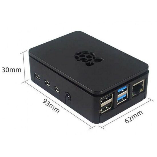 Vỏ nhựa ABS Raspberry Pi 4 kèm quạt - BO-RPI4-B - Ảnh 3