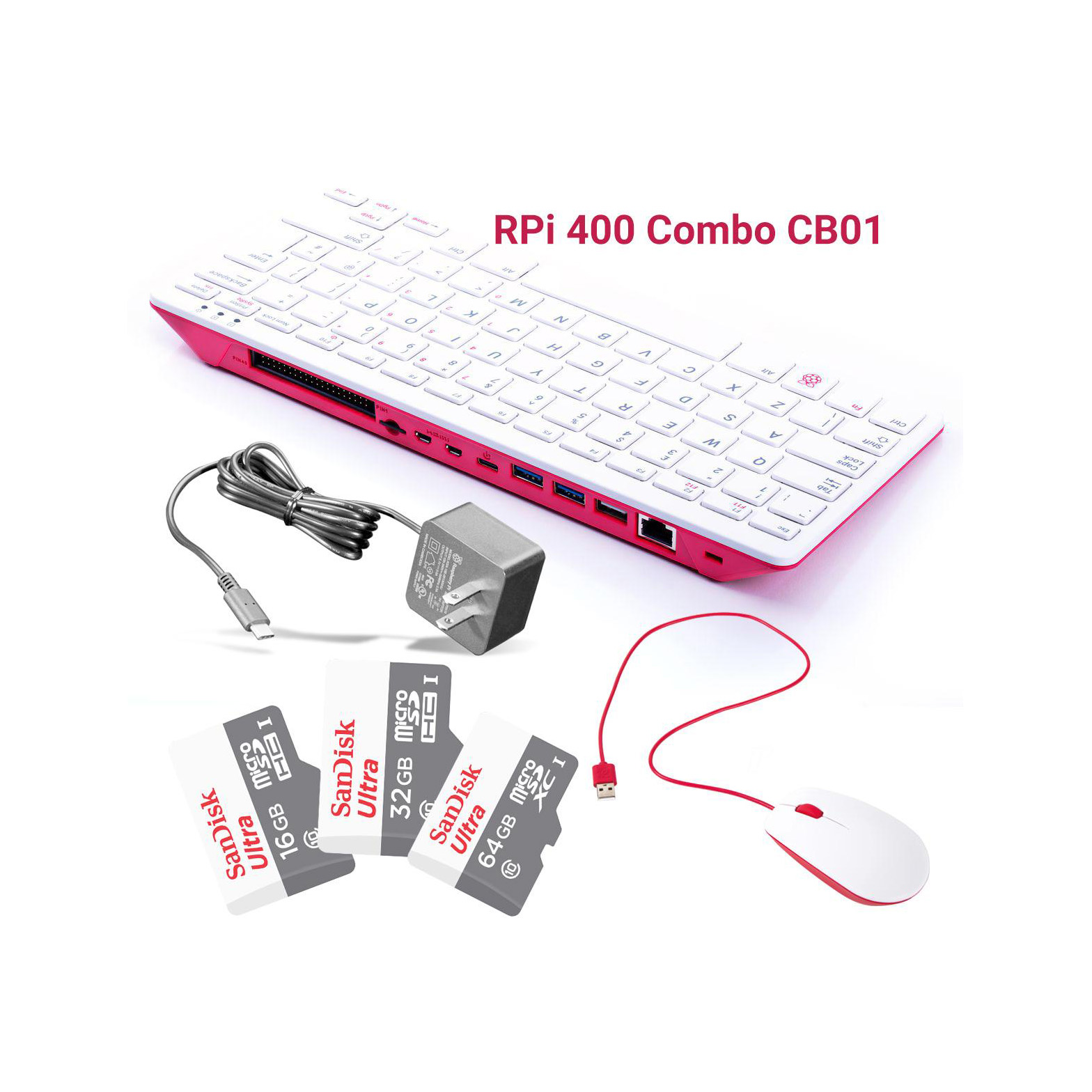 Combo Raspberry Pi 400 Keyboard Computer Cb01