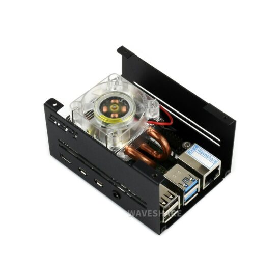 Firm Metal Case Raspberry Pi 4 kèm quạt ICE Tower Low-Profile - Ảnh 3