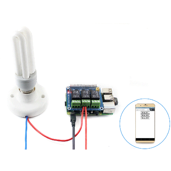 Mạch Relay 3 kênh Raspberry Pi - Ảnh 4