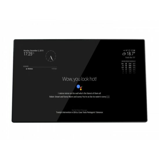 Gương thông minh Magic Mirror 13.3" - Màn cảm ứng, hỗ trợ Voice Assistant