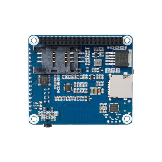 Module SIM7600E LTE Cat-1 HAT Raspberry Pi, 3G/2G/GNSS - Ảnh 5