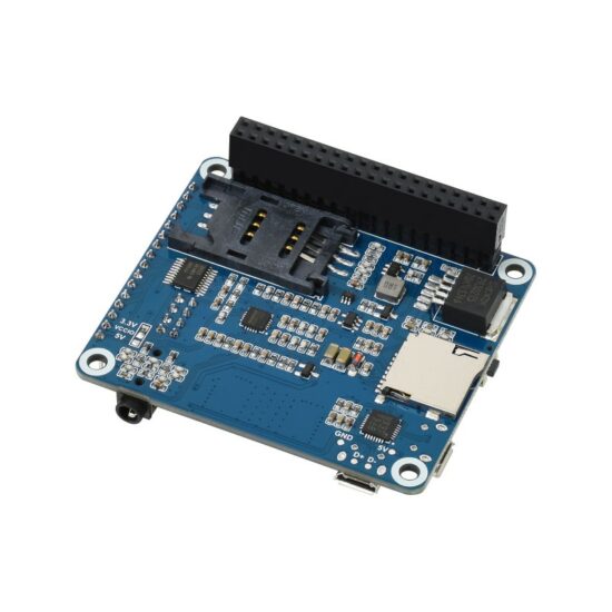Module SIM7600E LTE Cat-1 HAT Raspberry Pi, 3G/2G/GNSS - Ảnh 3