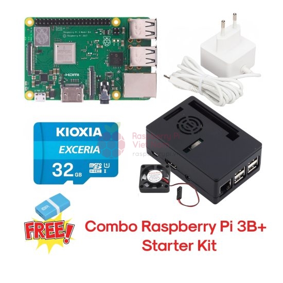 Combo Raspberry Pi 3 B+ Starter Kit