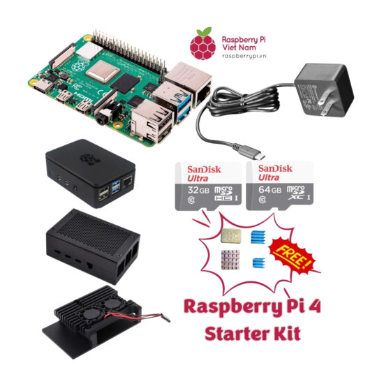 Combo Raspberry Pi 4 Starter Kit