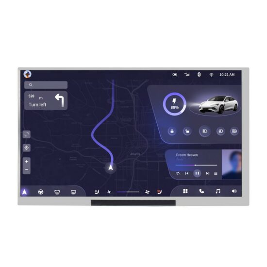 Màn hình tích hợp 7" IPS 1024 x 600 - Thiết kế mỏng và nhẹ