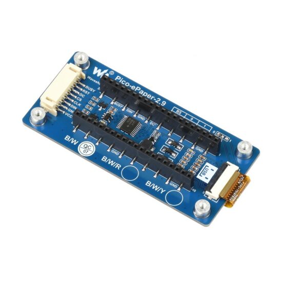 Màn hình e-Ink 2.9 inch cho Raspberry Pi Pico, 296×128, Đen/Trắng, SPI - Ảnh 3