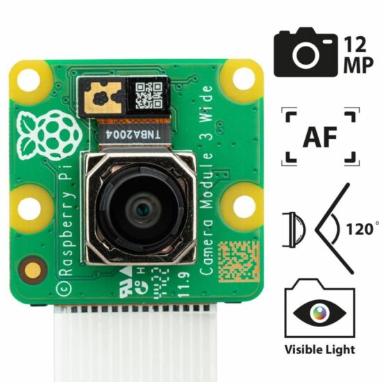 Raspberry Pi Camera Module V3 - 12MP - Ống kính Lấy nét Tự động - Ảnh 2