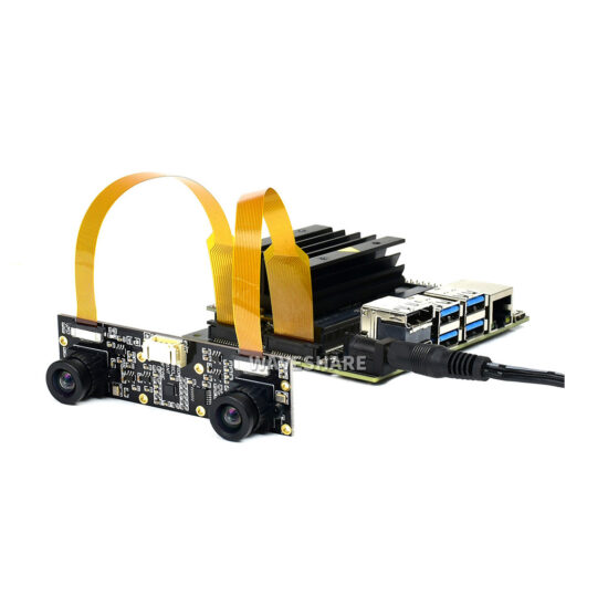 Module camera đôi 8MP, camera stereo IMX219-83, Depth Vision - Ảnh 2