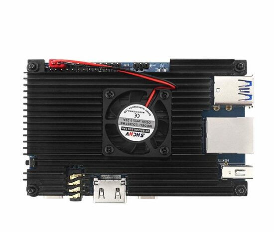 Vỏ thép kèm quạt tản nhiệt cho Orange Pi 5/5B - Ảnh 4