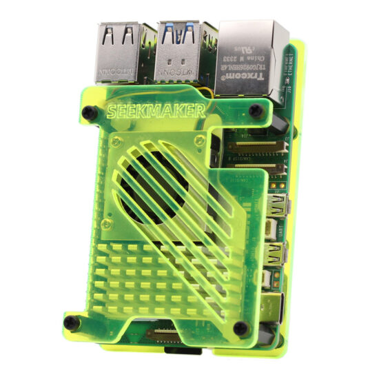 Vỏ Acrylic mờ nhiều màu Raspberry Pi 5 - Tương thích Active Cooler - Ảnh 3