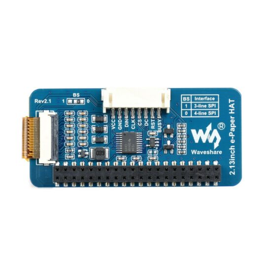 Màn hình E-Ink 250x122, 2.13inch HAT cho Raspberry Pi - Ảnh 5