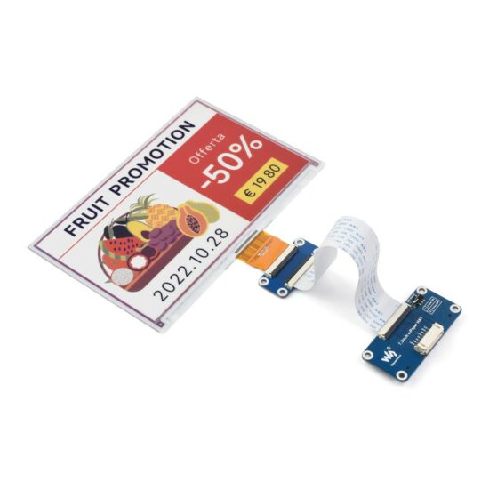 Màn hình e-ink 7 màu ACeP 7.3 inch (F), 800×480 pixel, giao tiếp SPI - Ảnh 4