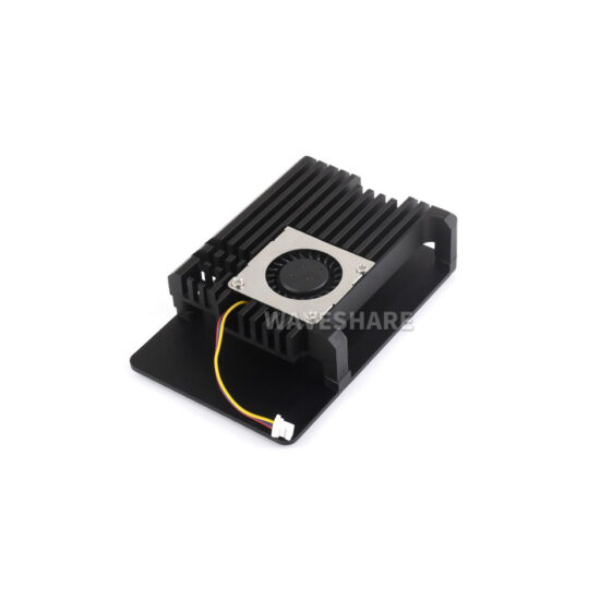 Vỏ hợp kim nhôm (H) Raspberry Pi 5 kèm quạt làm mát hỗ trợ điều tốc - Ảnh 5