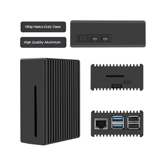 Vỏ nhôm Tản nhiệt thụ động cho Raspberry Pi 5 - Ảnh 4