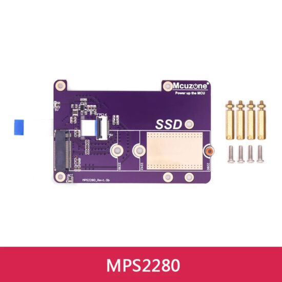 Adapter PCIe sang M.2 cho Raspberry Pi 5, hỗ trợ ổ NVMe 2280 - Ảnh 4