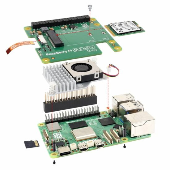 Mạch Raspberry Pi M.2 HAT+ cho Raspberry Pi 5 - Ảnh 5