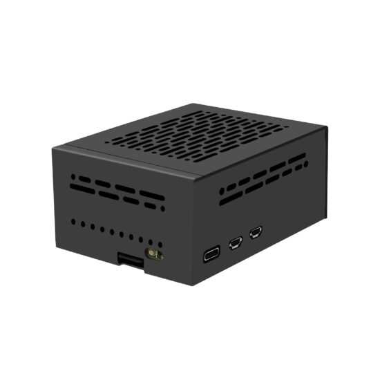 Vỏ kim loại Raspberry Pi 5 gắn Adapter PCIe và Active Cooler - Ảnh 3