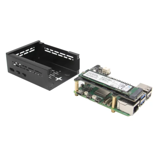 Vỏ kim loại Raspberry Pi 5 gắn Adapter PCIe và Active Cooler - Ảnh 4