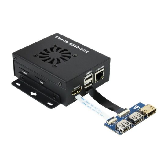 Mạch mở rộng IO, USB HDMI Adapter và vỏ kim loại Raspberry Pi CM 4 - Ảnh 3