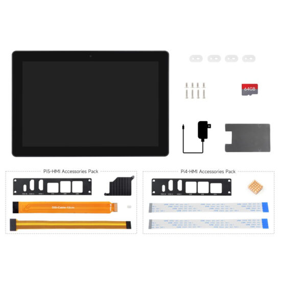 Màn hình cảm ứng đa năng HMI 8 inch công nghiệp cho Raspberry Pi