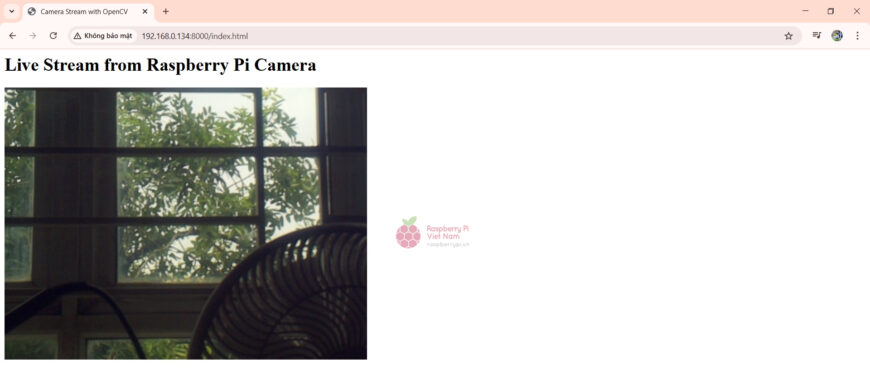 Thử nghiệm giải pháp camera giám sát với Raspberry Pi