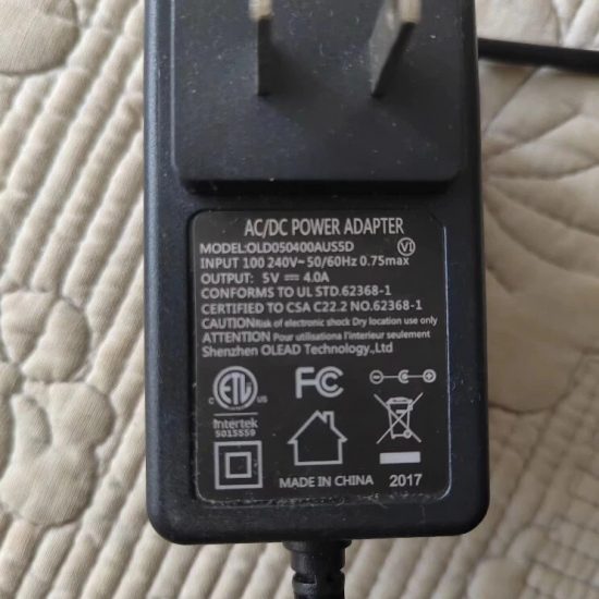 Bộ chuyển đổi điện 5V 4A - Chân cắm 5.5×2.5mm