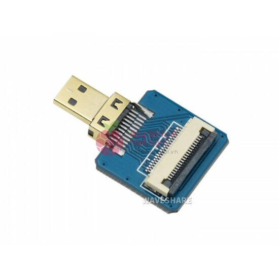 Cáp HDMI DIY: Bộ chuyển đổi Micro HDMI dạng ngang