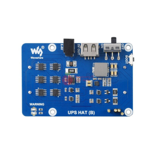 UPS HAT (B) cho Raspberry Pi - Đầu ra 5V 5A - Đầu nối chân Pogo - Ảnh 4
