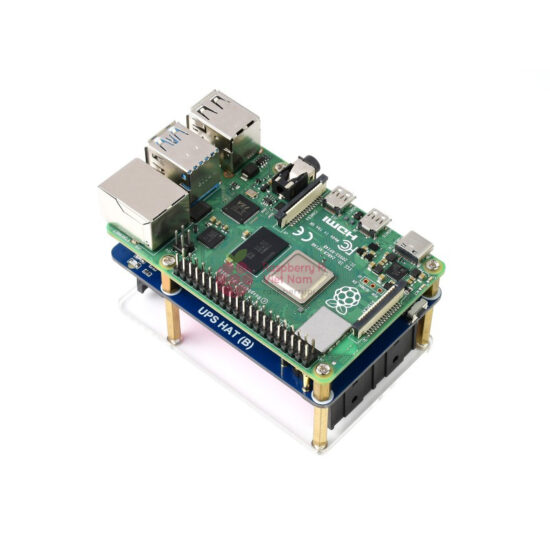 UPS HAT (B) cho Raspberry Pi - Đầu ra 5V 5A - Đầu nối chân Pogo - Ảnh 5