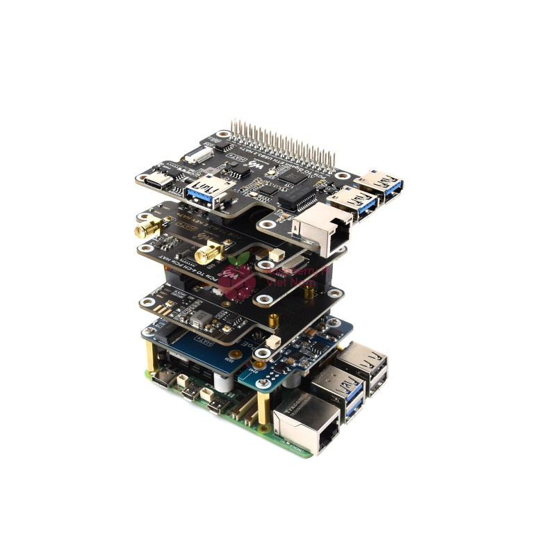 Mạch chuyển đổi PCIe sang 4 kênh PCIe Raspberry Pi 5 - Ảnh 5