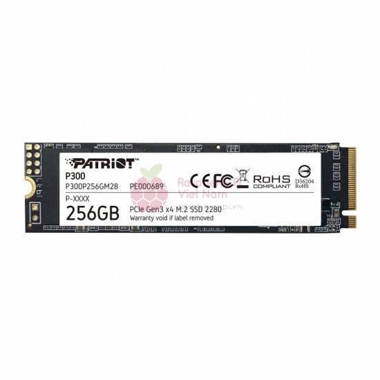Ổ SSD PATRIOT P300 256GB NVMe M.2 PCIe P300P256GM28